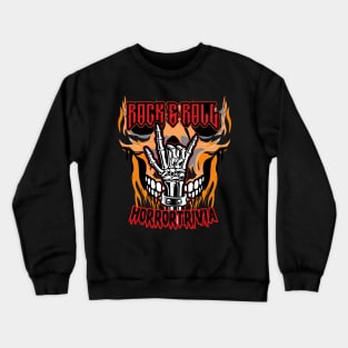 Halloween Rock & Roll horror trivia Crewneck Sweatshirt